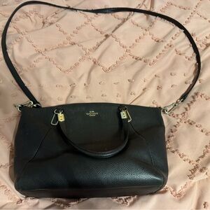 Coach Black Leather Handbag